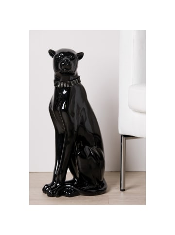 GILDE Figur Gepard schwarz - (H) 60 cm