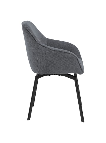 ebuy24 Esszimmerstuhl Clara Grau 2er Set