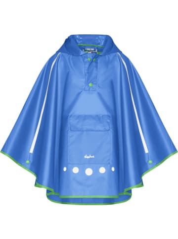 Playshoes Regenponcho faltbar in Blau