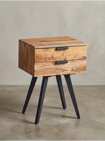 KADIMA DESIGN Nachtkonsole 47 x 65 x 35 cm Massivholz Nachttisch