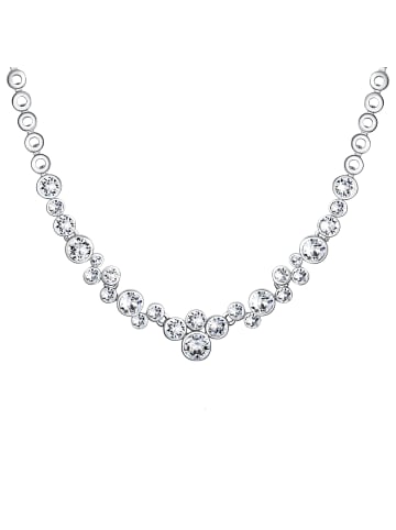 Lulu & Jane Halskette Metall-Legierung verziert mit Kristallen von Swarovski® in silber