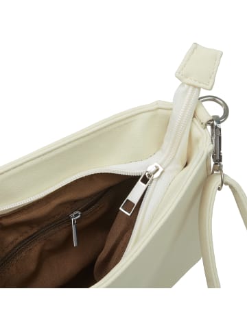 tectake Schicke Trachtenhandtasche in Wildlederoptik, beige