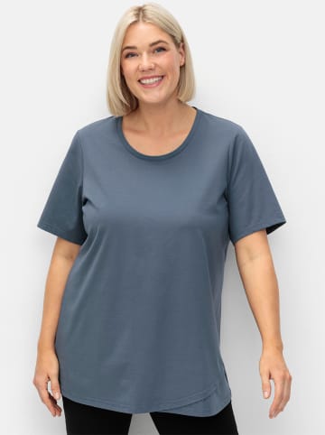 sheego Yogashirt in rauchgrau