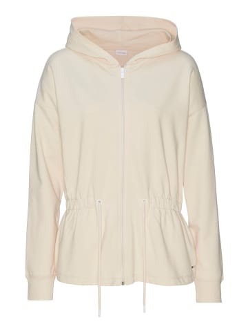 LASCANA Sweatjacke in beige