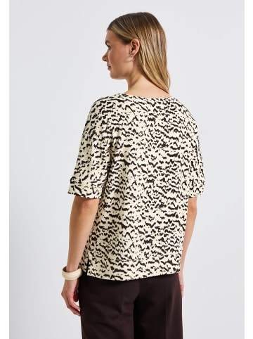 Street One T-Shirt in beige schoko