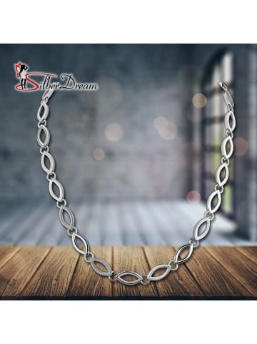 SilberDream 925 Sterling Silber Damen SilberDream Halsketten Oval  ca. 44cm