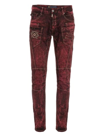 Cipo & Baxx Jeans in Burgundy