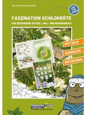 Kleintierverlag.de Buch - Faszination Schildkröte - das besondere Rätsel-, Mal- und Wiss