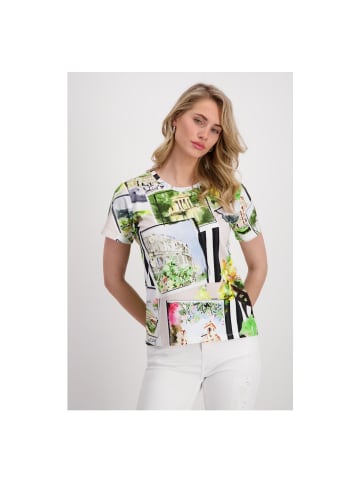 monari T-Shirt in marmor gemustert