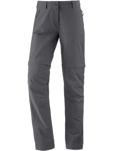 Schöffel Hose Zip-Off Trousers in Dunkelgrau