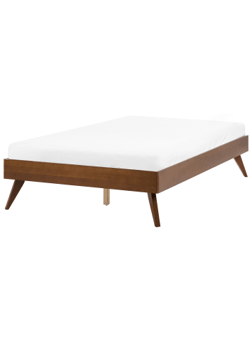 Beliani 2-tlg Doppelbett BERRIC in Braun