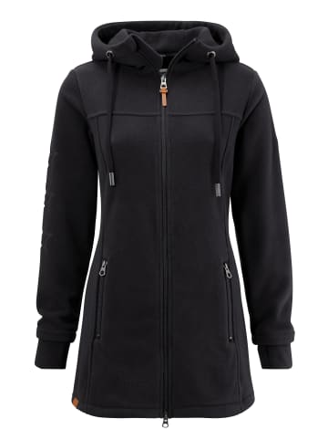 Kangaroos Fleecejacke in schwarz