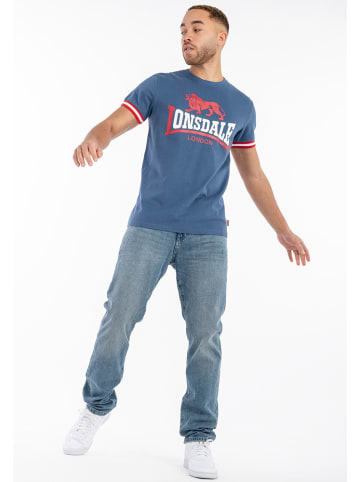 Lonsdale T-Shirt "Kergord" in Blau