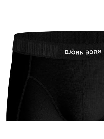 Björn Borg Boxershorts Premium Cotton Stretch Boxer 3er Pack in schwarz