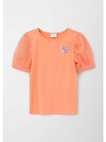 s.Oliver T-Shirt kurzarm in Orange