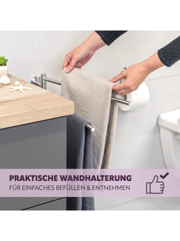 bremermann Bad-Serie PIAZZA - Handtuchhalter ca. 5,8 x 10 x 50 cm (B/H/T)
