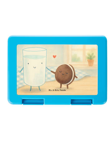 Mr. & Mrs. Panda Bentobox Milch Keks Design ohne Spruch in Weiß
