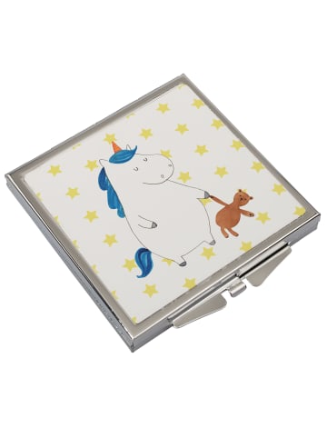 Mr. & Mrs. Panda Schminkspiegel Einhorn Teddy ohne Spruch in Weiß