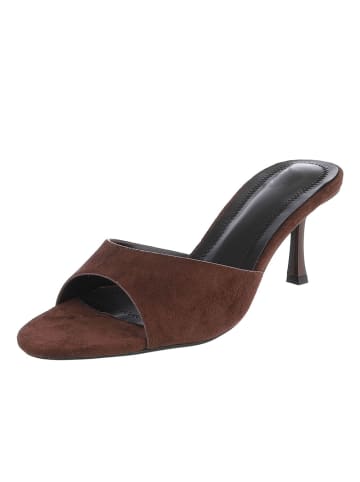 Ital-Design High-Heel Sandalette in Braun