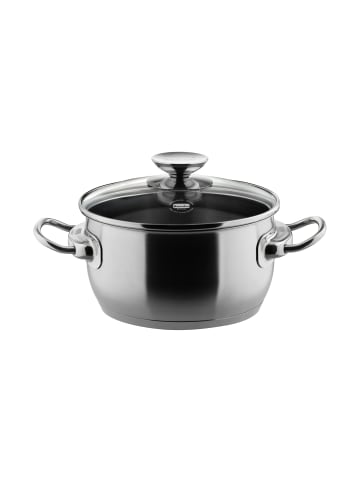 Berndes Kochtopf mit Glasdeckel aus Edelstahl - Injoy® PFAS-frei in poliert