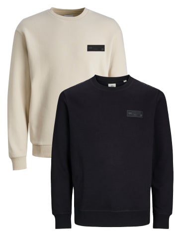 Jack & Jones Sweatshirt - POPS SWEAT CREW NECK in POPS 2er Pack 10