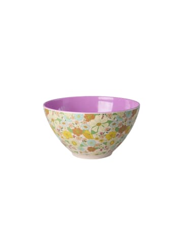 Rice Melamin Salat Schüssel Flower Power in pink