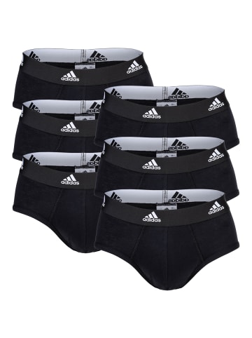 adidas Slip 6er Pack in Schwarz