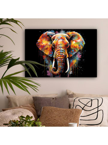MuchoWow Leinwand Bilder Elefant