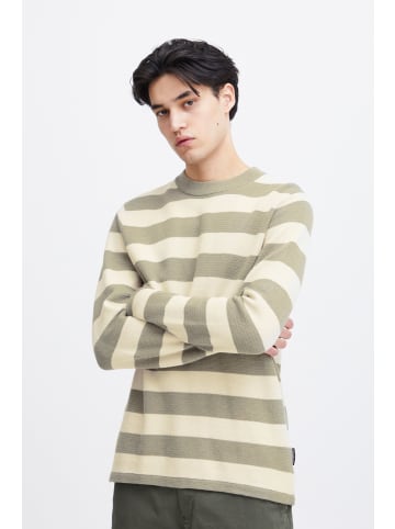CASUAL FRIDAY Strickpullover CFKarl striped crew neck knit in Grün