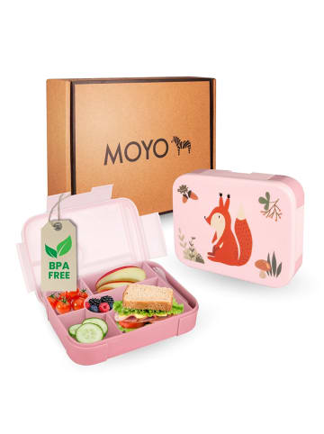 MOYO Brotdose für Kindergarten und Grundschule in Rosé - 22 x 16cm