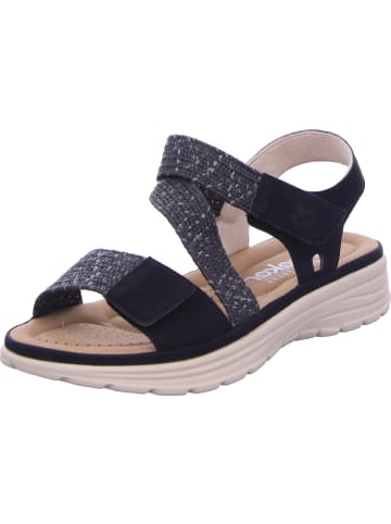 rieker Keilsandalette in schwarz