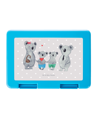 Mr. & Mrs. Panda Bento Box Koala Familie zwei ohne Spruch in Grau Pastell