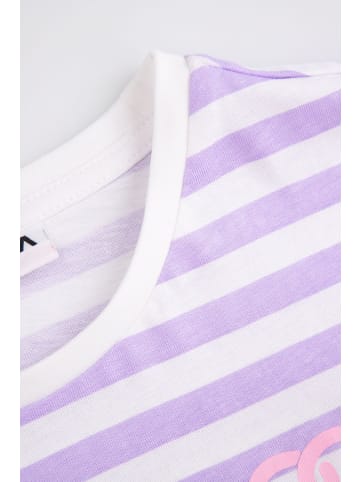 MOKIDA Baumwoll-t-shirt mit kurzen Ärmeln in violett