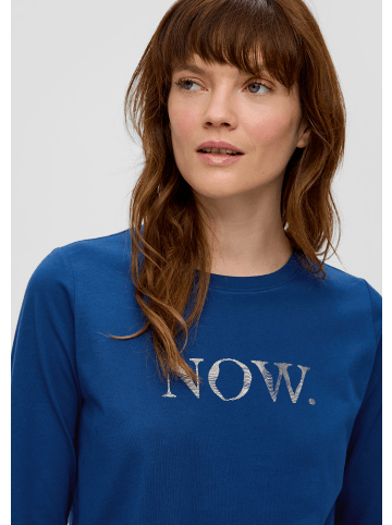 s.Oliver T-Shirt langarm in Blau