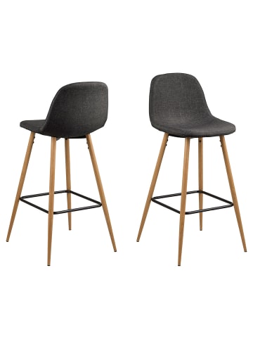 ebuy24 Barhocker Wilma Grau 2er Set