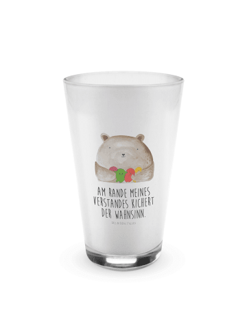 Mr. & Mrs. Panda Glas Bär Gefühl mit Spruch in Transparent