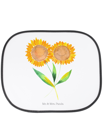 Mr. & Mrs. Panda Auto Sonnenschutz Blume Sonnenblume ohne Spruch in Weiß