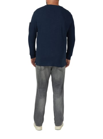 S. Oliver Rundhals Langarmshirt für Herren in blau