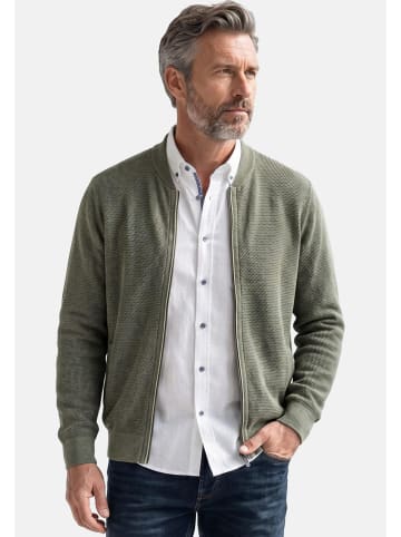 Casa moda Strickjacke Basic in Grün