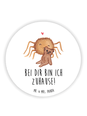 Mr. & Mrs. Panda Magnet Spinne Agathe Teddy mit Spruch in Weiß