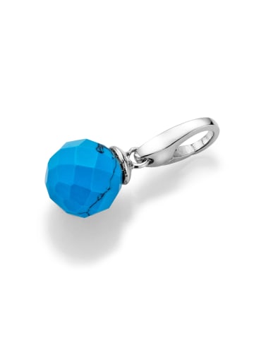 Giorgio Martello Milano Charm Kugel Mit Symbolkaft in Blau