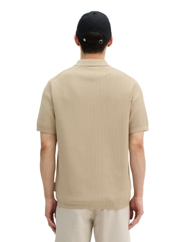 Marc O'Polo Strick-Poloshirt regular in Light Oat
