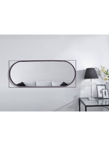 FineBuy Spiegel in Schwarz / Glas / 37x3x91