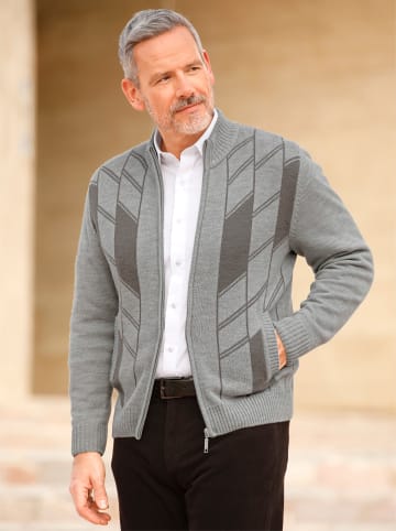 WITT WEIDEN Strickjacke in grau-meliert