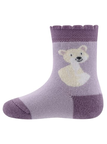 ewers 2er-Set Thermosocken 2er Pack Polarfuchs in hell flieder-rose mel.