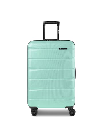 Franky Munich 4.0 4 Rollen Trolley M 66 cm mit Dehnfalte mint shiny
