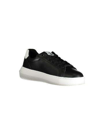 Calvin Klein Schwarze Leder-Sneaker