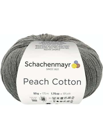 Schachenmayr since 1822 Handstrickgarne Peach Cotton, 50g in Anthrazit