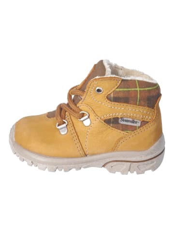 PEPINO Lauflern Schnürstiefel Warmfutter in gelb