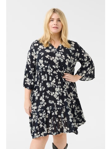 KAFFE curve Kleid KCami in Marine Flower